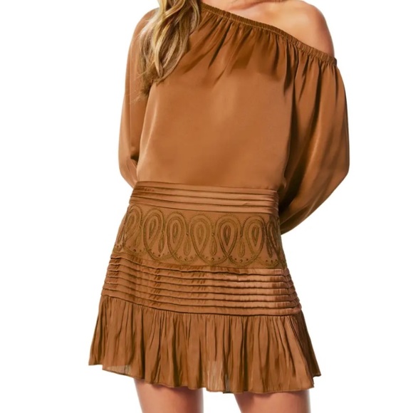 Denali embroidered Chiffin skirt Ramy Brook NWT size 4